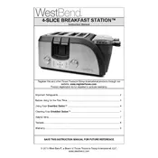 Back To Basics L5923 TEMPR100 Toaster manual cover