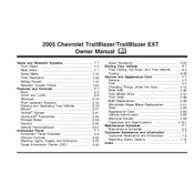 Chevrolet Trailblazer EXT 2005 manual cover