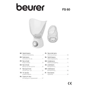 Beurer FC 60 Facial Sauna manual cover