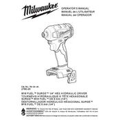 Milwaukee M18 Fuel 2760-20 Wrench manual cover