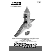 Fisher Price Mattel GeoTrax Disney Pixa Escape Big Bentley V9961 Toy manual cover