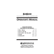 Campbell Scientific Morningstar SunSaver SS-6L Regulator manual cover