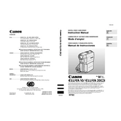 Canon ELURA 10 manual cover