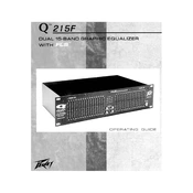 Peavey Q 215F Equalizer manual cover