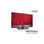 Vizio E500i-B1 TV manual cover