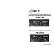 Pyle PCAU15A Amplifier manual cover