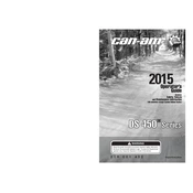 Can-Am DS 450 2015 Vehicle manual cover