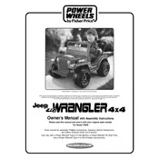 Power Wheels Mattel Lil Wrangler Red 74598 Toy manual cover