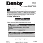 Danby DCR016A3BBUD5 Refrigerator manual cover