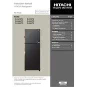 Hitachi R-V405PT5 Refrigerator manual cover