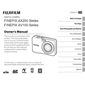 Fujifilm FinePix AV100 Camera manual cover