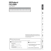 Roland RD-88 manual cover