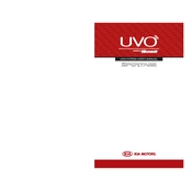 Kia Sportage UVO System 2014 Compact Crossover SUV manual cover