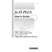 Casio fx-55 Plus Calculator manual cover