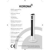 Korona 81502 Fan manual cover