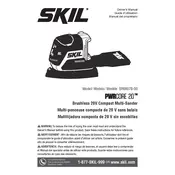 Skil SR6607B-10 Sander manual cover