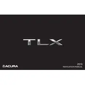 Acura TLX 2019 Sedan manual cover