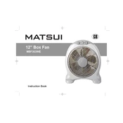 Matsui MBF303WE manual cover