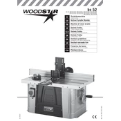 Woodstar BS 52 3902102000 Milling Machine manual cover