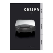 Krups F6547551 Waffle Maker manual cover