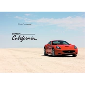 Ferrari CALIFORNIA Car manual cover