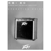 Peavey KB 60 Amplifier manual cover