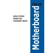 ASUS ROG STRIX B550-XE GAMING WIFI Motherboard manual cover