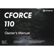 CFMOTO CFORCE 110 2023 ATV manual cover