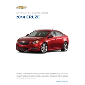 Chevrolet Cruze 2014 manual cover