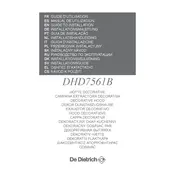 De Dietrich DHD7561B Hood