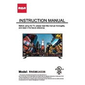 RCA RNSMU4336 TV manual cover