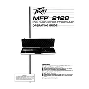 Peavey MFP 2128 Programmer manual cover