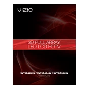 Vizio XVT3D424SV TV manual cover