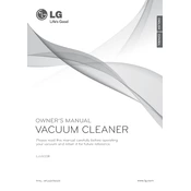 LG LCV800R LCV800R.AAEELGA Vacuum manual cover