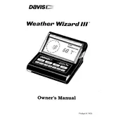 Davis Weather Wizard III 7425 Perception Instrument manual cover