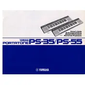 Yamaha PS-55 Keyboard manual cover