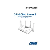 ASUS DSL-AC88U Annex B Router manual cover