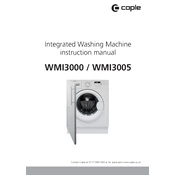 Caple WMI3005 Washing Machine manual cover