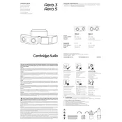 Cambridge Audio Aero 3 Speaker manual cover