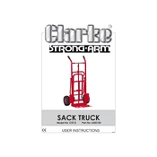 Clarke 6500185 CST12 Sack Truck manual cover