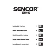 Sencor SCH 630 Charger manual cover