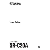 Yamaha SR-C20A Soundbar manual cover