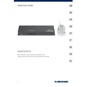 TC Electronic Monitor Pilot manual cover