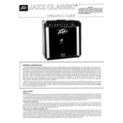 Peavey Jazz Classic Amplifier manual cover