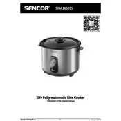 Sencor SRM 2800SS Rice Cooker manual cover