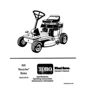 Toro Wheel Horse 56132 Mower manual cover