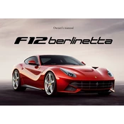 Ferrari F12 BERLINETTA Car manual cover