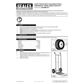 Sealey CST990.V4 Sack Truck manual cover