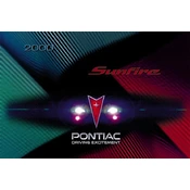 Pontiac Sunfire 2000 manual cover