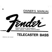 Fender Telecaster Bass Guitar manual cover